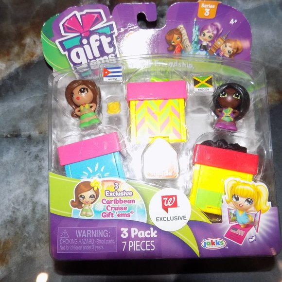 JAKKS GIFT 'EMS A WORLD OF FRIENDS FRIENDSHIP CARRIBEAN CRUISE SERIES 3 NEW - Picture 2 of 3